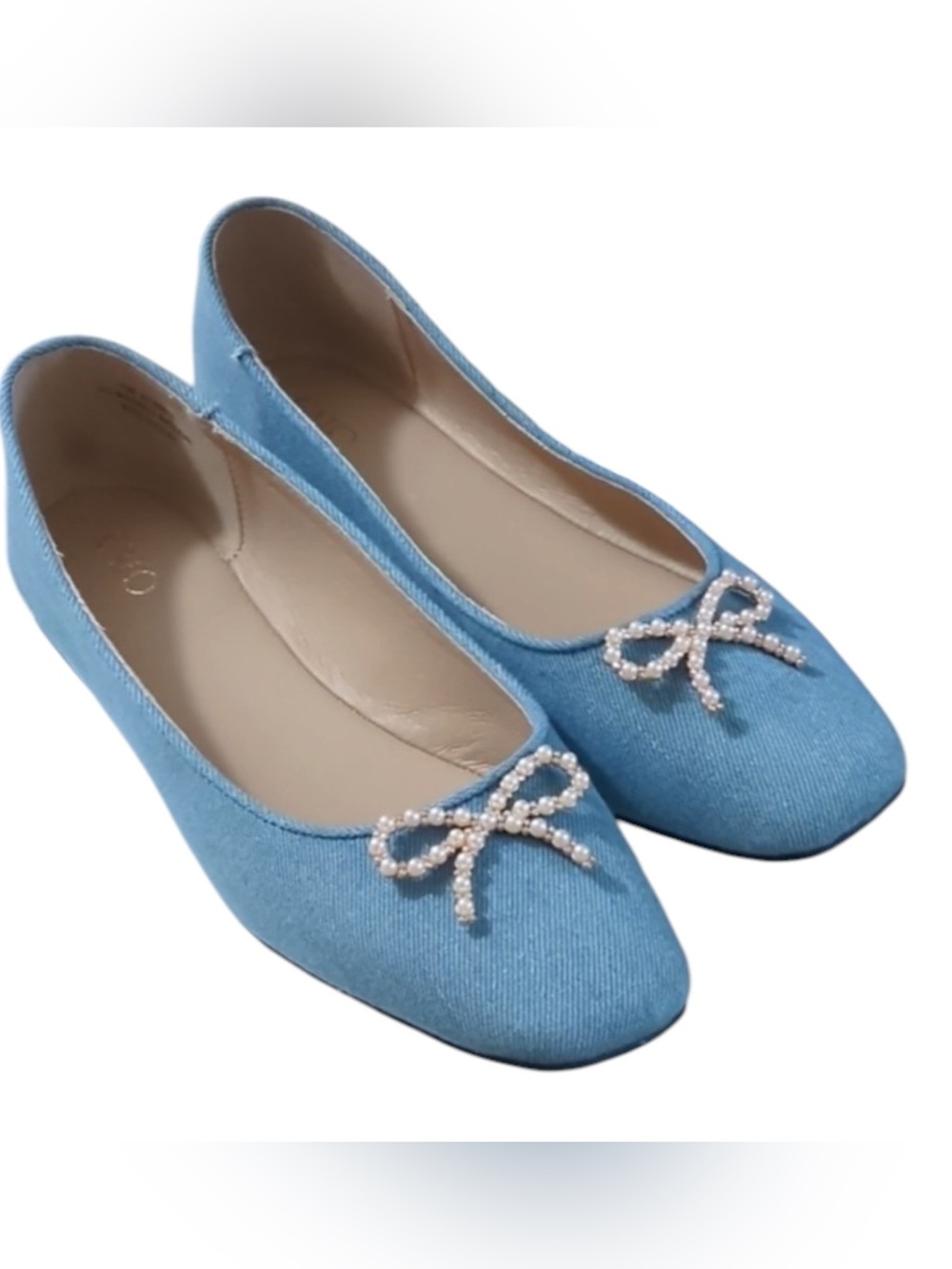 Cato denim flats